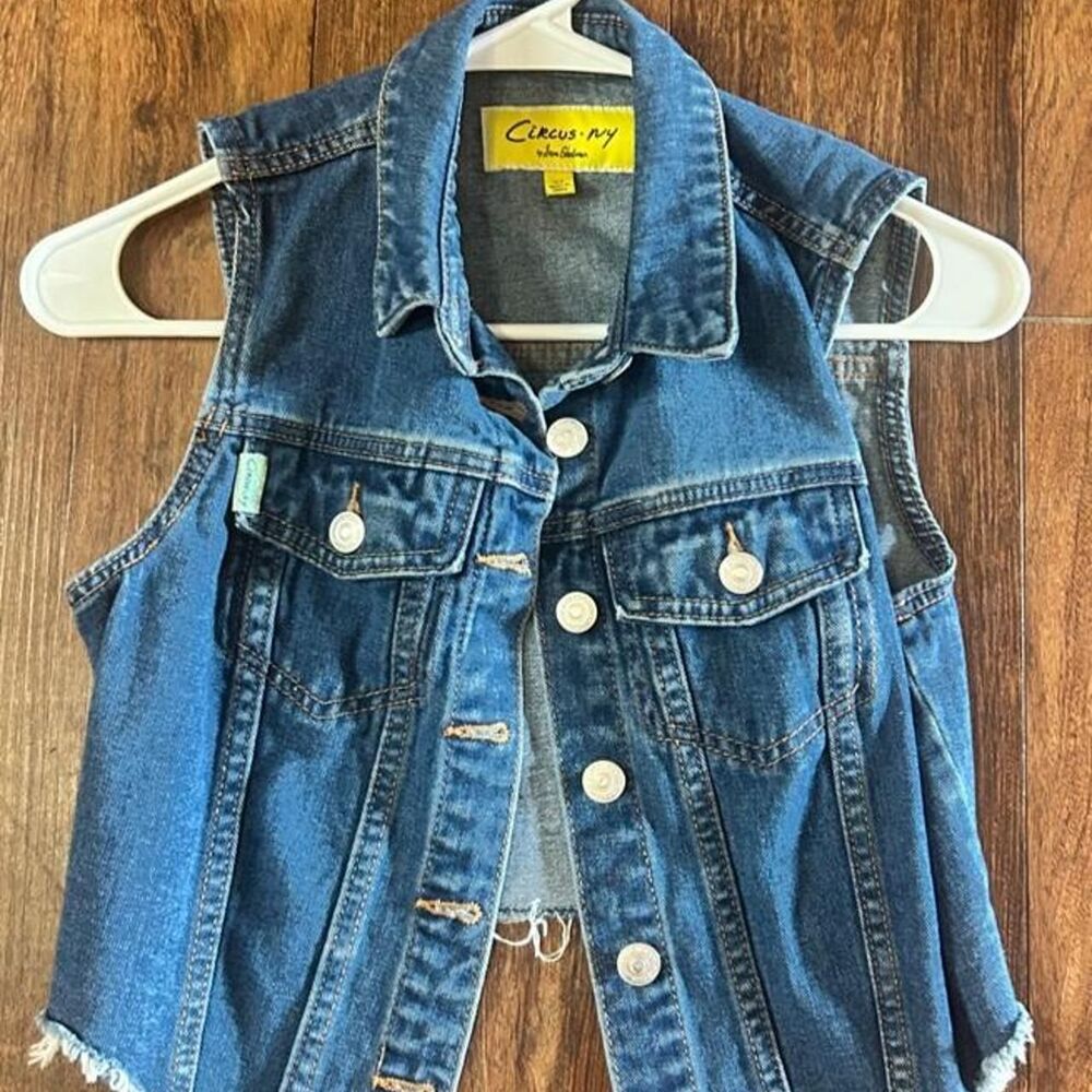 Circus-ny Women's Blue and Navy Gilet
